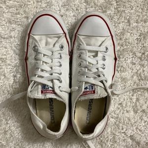 White low top converse